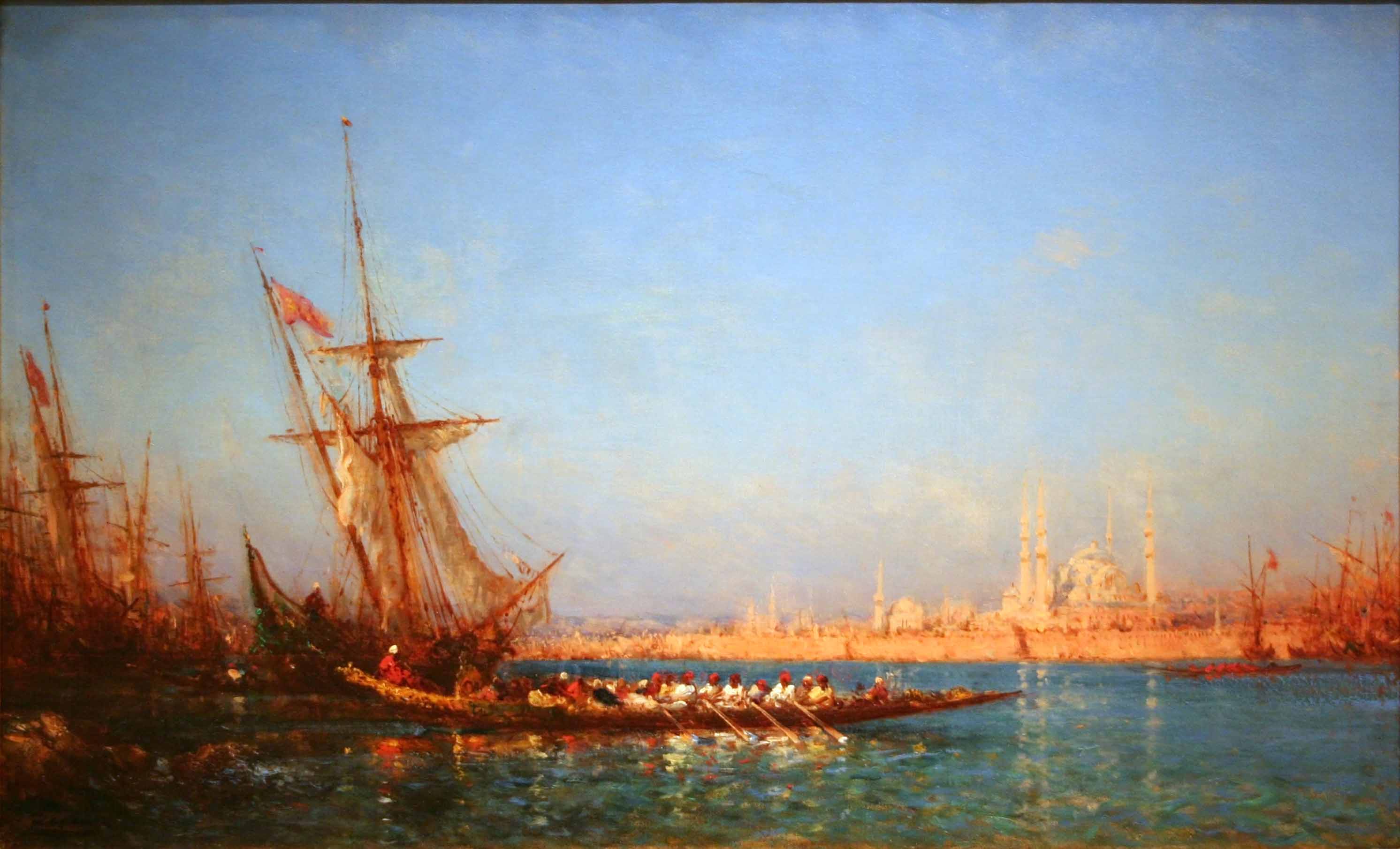 Felix Ziem View of Istanbul